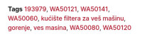Kučište filtera Gorenje