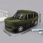 Pernica u obliku automobila - dvoslojni organizator za pribor