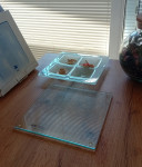 CONTENTO GUSTO-staklena posuda s podlogom