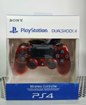 PS4 kontroler Crystal Red