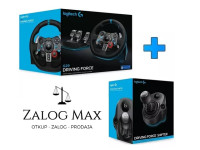VOLAN I MJENJAČ LOGITECH G29 PC/PS3/PS4/PS5 KAO NOVO / R1, RATE!