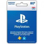 PlayStation Store bon - digitalni kod 80,00 EUR,novo u trgovini,račun