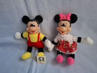 IGRAČKA. Pliš-Plastika. Br-53. Minja i Miki Maos. Novo. Mob