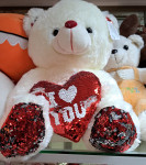 Plišanac medo bijeli - srce