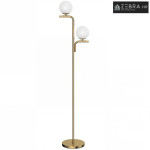 LED podna lampa, moderna lampa s 3 temperature boje, staklenim kuglast