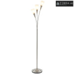 Podna lampa za dnevni boravak, 40W, s nožnim prekidačem, 3 x E14 grla