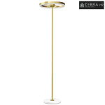 Podna lampa, nožni prekidač, metalna konstrukcija, akrilno sjenilo, 40