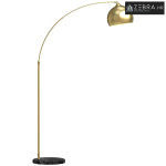Podna lučna lampa, podesiva visina, nožni prekidač, podnožje s efektom