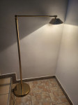 Retro vintage zlatna nagibna podna lampa IMRO
