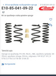Eibach opruge golf7 E10-85-041-09-22