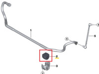 Seleni prednje balans štange za BMW e8x/e9x - NOVO