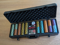 Poker Set - Monte Carlo 500 - Premium Alu Case Black 500 PRO