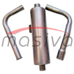 AUSPUH NA DOLJE TORPEDO 4506-4806-5506 KOMPLETNI  FI 60mm L=980mm  LON