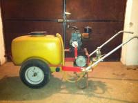 Prskalica, šprica za vinograd, kolica