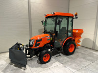 Traktor Kioti CK2810 HST + ralica + rasipač