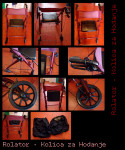 Rolator - kolica za hodanje s naslonom - besprijekorno stanje