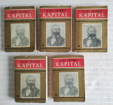 K.MARKS MARX KAPITAL 1 - 5 KULTURA BEOGRAD 1964