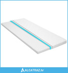 Nadmadrac 100 x 200 cm od hladne pjene jajastog profila 6 cm - NOVO