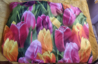 Navlaka za poplun i dvije jastučnice 200×200 tulipani
