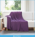 Pokrivači za bacanje 24 pcs Ljubičasta 200 x 150 cm Runo - NOVO