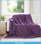 Pokrivači za bacanje 24 pcs Ljubičasta 270 x 240 cm Runo - NOVO