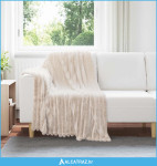 Pokrivači za bacanje 6 pcs Bež 150 x 130 cm Runo - NOVO