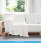 Pokrivači za bacanje 6 pcs Bijelo 130 x 150 cm Runo - NOVO