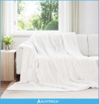 Pokrivači za bacanje 6 pcs Bijelo 240 x 220 cm Runo - NOVO