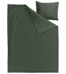 Posteljina, navlaka za poplun i jastučnica, tamno zelena, IKEA - NOVO!
