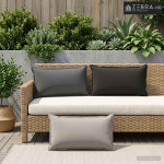 Presvlaka za jastuk 12 kom. HOUTEN Crna 40 x 80 cm Poliester - Crna 40