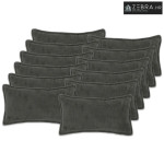 Presvlaka za jastuk 12 kom. HOUTEN Tamnosiva 40 x 80 cm Bouclé - Tamno