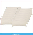 Presvlaka za jastuk 12 pcs HEERLEN Krem 40 x 80 cm Bouclé - NOVO