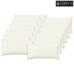 Presvlaka za jastuk 12 kom. HOUTEN Bijela 40 x 80 cm - Bijela 40 x 80