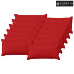 Presvlaka za jastuk 12 kom. HOUTEN Crvena 40 x 80 cm - Crvena 40 x 80