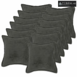 Presvlaka za jastuk 12 kom. HOUTEN Tamnosiva 50 x 50 cm Bouclé - Tamno