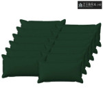 Presvlaka za jastuk 12 kom. HOUTEN Tamnozelena 40 x 80 cm - Tamnozelen