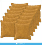 Presvlaka za jastuk 12 pcs HOUTEN Žuta 50 x 50 cm - NOVO