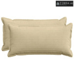 Presvlaka za jastuk 2 kom. HOUTEN Siva zelena 40 x 80 cm Kord - Siva z