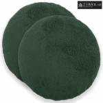 Presvlaka za jastuk 2 kom. HEERLEN Tamnozelena Promjer 60 cm - Tamnoze