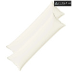 Presvlaka za jastuk 2 kom. HOUTEN Bijela 40 x 145 cm - Bijela 40 x 145