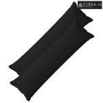 Presvlaka za jastuk 2 kom. HOUTEN Crna 40 x 145 cm Umjetni lan - Crna