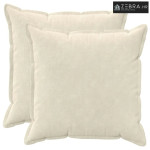 Presvlaka za jastuk 2 kom. HOUTEN Krem 65 x 65 cm - Dizajn s paspulom