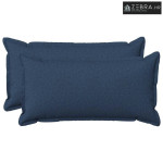 Presvlaka za jastuk 2 kom. HOUTEN Plava 40 x 70 cm Umjetni lan - Plava