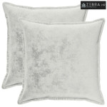 Presvlaka za jastuk 2 kom. HOUTEN Svjetlosiva 70 x 70 cm Flanel - Diza