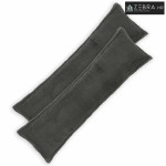 Presvlaka za jastuk 2 kom. HOUTEN Tamnosiva 40 x 145 cm Bouclé - Tamno