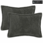 Presvlaka za jastuk 2 kom. HOUTEN Tamnosiva 40 x 60 cm Bouclé - Tamnos