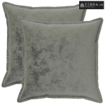 Presvlaka za jastuk 2 kom. HOUTEN Tamnosiva 65 x 65 cm Flanel - Dizajn