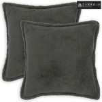 Presvlaka za jastuk 2 kom. HOUTEN Tamnosiva 70 x 70 cm Bouclé - Tamnos