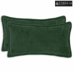 Presvlaka za jastuk 2 kom. HOUTEN Tamnozelena 40 x 70 cm Bouclé - Tamn