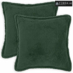 Presvlaka za jastuk 2 kom. HOUTEN Tamnozelena 55 x 55 cm Bouclé - Tamn